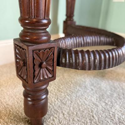 Ornate Table with Marble Top (LR-BM)