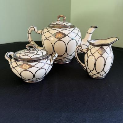 Lenox Silver Overlay Tea Set (LR-BM)