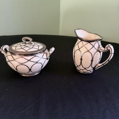 Lenox Silver Overlay Tea Set (LR-BM)