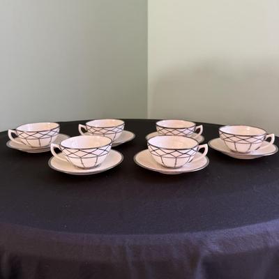 Lenox Silver Overlay Tea Set (LR-BM)