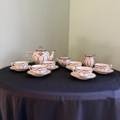 Lenox Silver Overlay Tea Set (LR-BM)