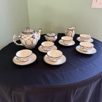 Lenox Silver Overlay Tea Set (LR-BM)