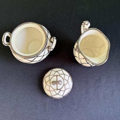 Lenox Silver Overlay Tea Set (LR-BM)