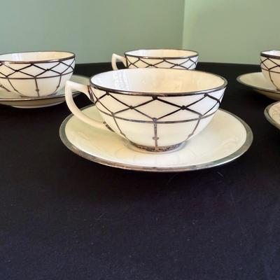 Lenox Silver Overlay Tea Set (LR-BM)