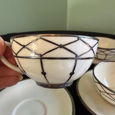 Lenox Silver Overlay Tea Set (LR-BM)