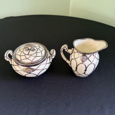 Lenox Silver Overlay Tea Set (LR-BM)