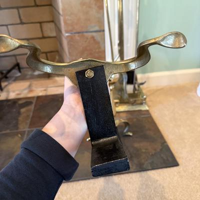 Set of Brass Fireplace Tools (LR-BM)