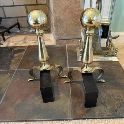 Set of Brass Fireplace Tools (LR-BM)