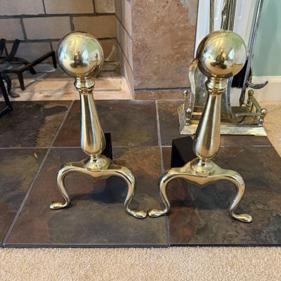 Set of Brass Fireplace Tools (LR-BM)