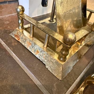 Set of Brass Fireplace Tools (LR-BM)