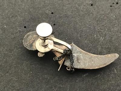 Cool Vintage Dager sheth Earrings. 925 Vintage. Only 1