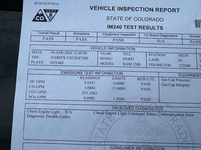 AUTOMATIC 2012 DODGE RAM 1500 LARAMIE CREW CAB 4X4 PICKUP - CLEAN TITLE