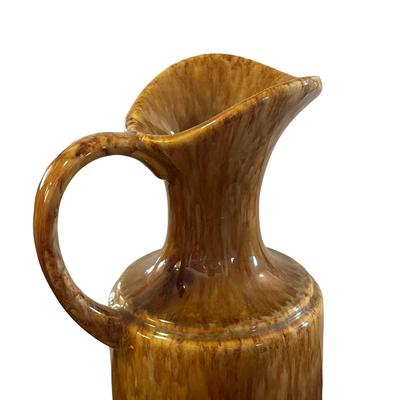 Vintage Glazed Ceramic Pitcher, Royal Haegar USA