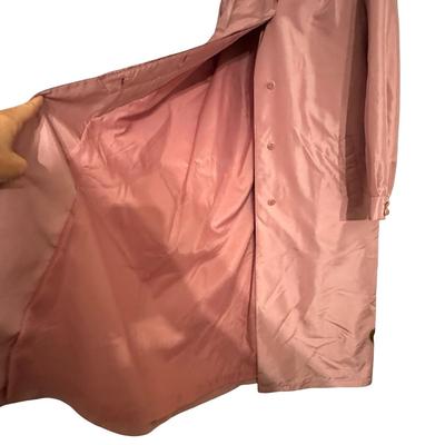 3 Vintage Women's Trench/Raincoats/Jackets Black, Navy and Pink