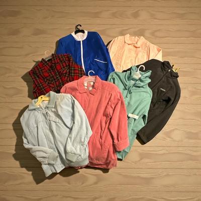 7 Women's Casual Jackets and Coats /Fleece / Rain Jackets, Some Vintage
