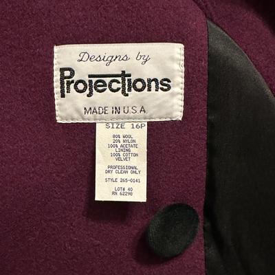 2 Nice Vintage Women's Long Winter Coats, Wellington & Projections