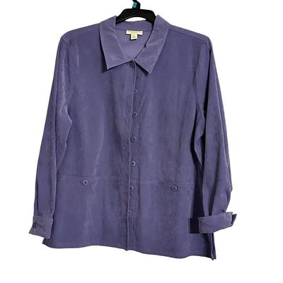 Lot of 5 Women's Soft Appleseeds Petite Long Sleeve Shirts