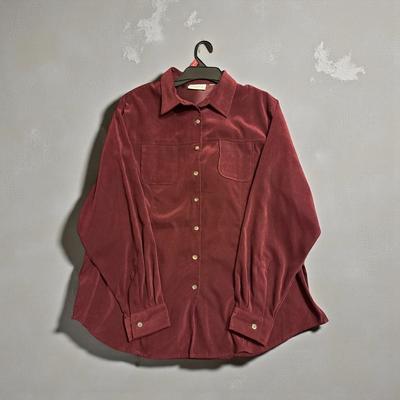 Lot of 4 Long Sleeve Soft Women's Button Down Shirts