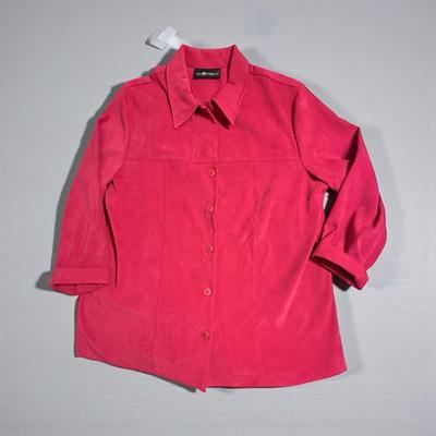 Lot of 4 Long Sleeve Soft Women's Button Down Shirts