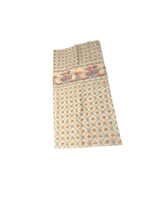 TWO Retro Floral Shower Curtains