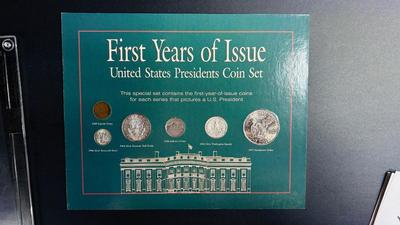 FIRST YEARS OF ISSUE PRESIDENT COINS