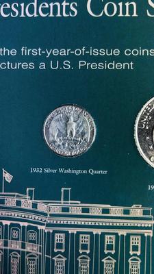 FIRST YEARS OF ISSUE PRESIDENT COINS