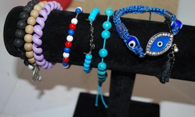Collection of 11 Assorted BRACELETS (-2½"+ Opening) Including Eyeball Style