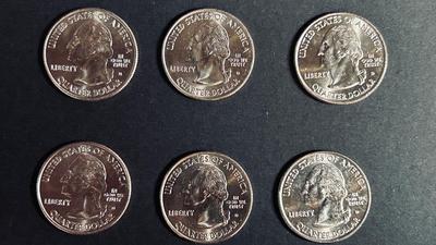 UNCIRCULATED 2009 STATE PARK COMMEMORATIVE QUARTERS FROM THE DENVER MINT