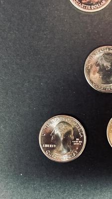 TEN 2015 UNCIRCULATED STATE PARK COMMEMORATIVE QUARTERS FROM DENVER AND PENNSYLVANIA MINTS