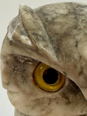 Sale Photo Thumbnail #48: Owl is in very good condition, except for chip off ear - see photos.