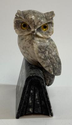 Sale Photo Thumbnail #54: Owl is in very good condition, except for chip off ear - see photos.