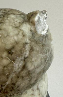 Sale Photo Thumbnail #51: Owl is in very good condition, except for chip off ear - see photos.