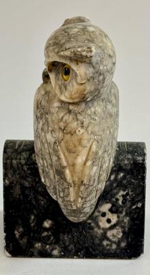 Sale Photo Thumbnail #50: Owl is in very good condition, except for chip off ear - see photos.