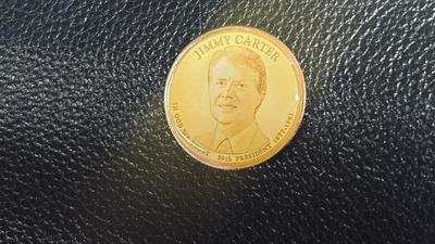 GOLDEN HUE COLORIZED “MODERN PRESIDENTS “ DOLLAR SET