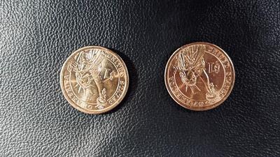 GOLDEN HUE COLORIZED “MODERN PRESIDENTS “ DOLLAR SET