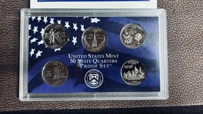 UNITED STATES MINT 50 STATE QUARTERS PROOF SET, YEAR 2000