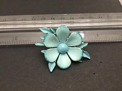 Vintage Brooch 2 Mark on Back Heavy