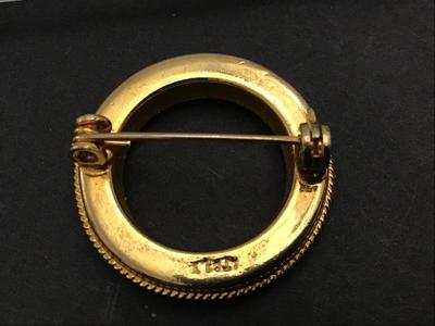 Italy Marked Vintage Micro Mosaic Brooch