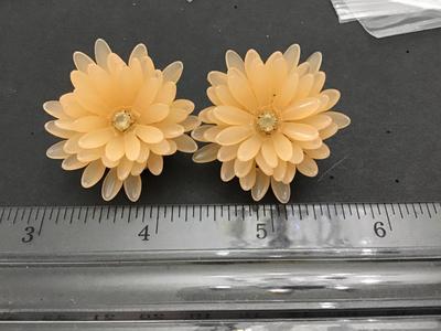 JC Crew Rhinestone Peachy Earrings