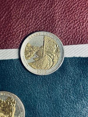 COLORIZED GOLD PLATED 2010 AMERICA THE BEAUTIFUL SERIES QUARTERS (1) 2011