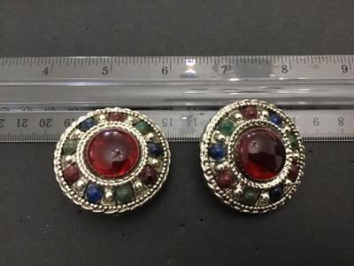 Chunky Faux Stone Earrings