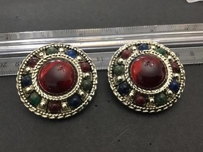 Chunky Faux Stone Earrings