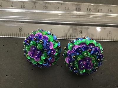 Sequin Vintage Earrings