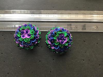 Sequin Vintage Earrings