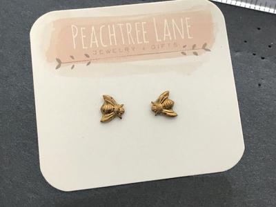 Mini Bee Earrings