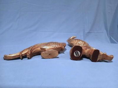 Sale Photo Thumbnail #178: Made in Syracuse, NY by Syroco. 7 1/2" wide x 13" high & 11 3/4" Long x 8" high.