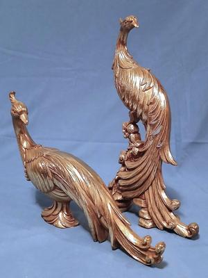 Sale Photo Thumbnail #175: Made in Syracuse, NY by Syroco. 7 1/2" wide x 13" high & 11 3/4" Long x 8" high.