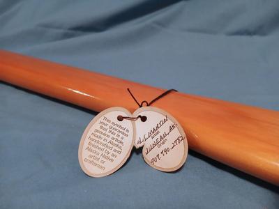 Sale Photo Thumbnail #205: Abalone inlay. Approx. 50".