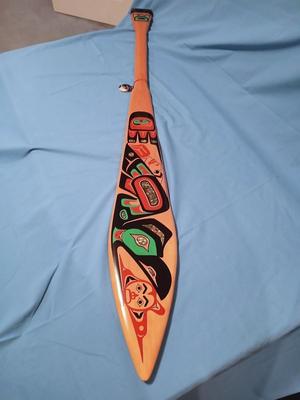 Sale Photo Thumbnail #199: Abalone inlay. Approx. 50".