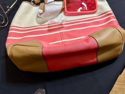 COACH - HADLEY VARIEGATED SHOULDER/TOTE BAG WITH COSMETIC BAG - BRAND NEW WITH TAGS